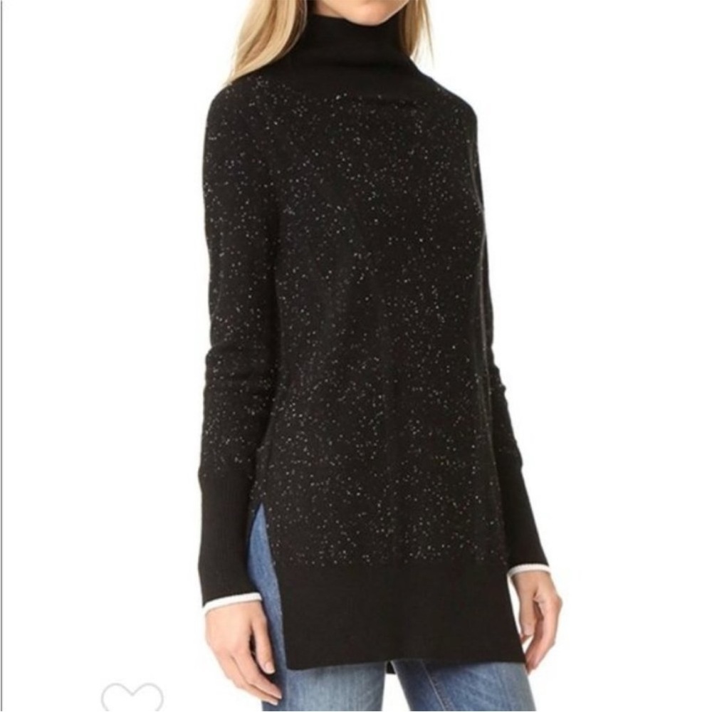 Rag & Bone Tamara Cashmere Marled Speckled Tunic Sweater